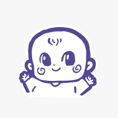 開心寶寶角色插畫