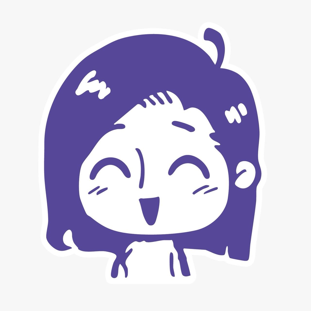 開心媽媽角色插畫